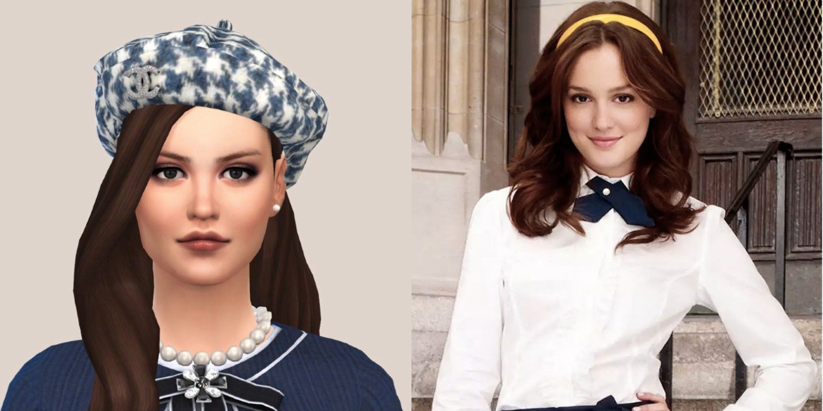 Blair Waldorf, fan de Sims 4 y Gossip Girl, es una socialité realista de CC