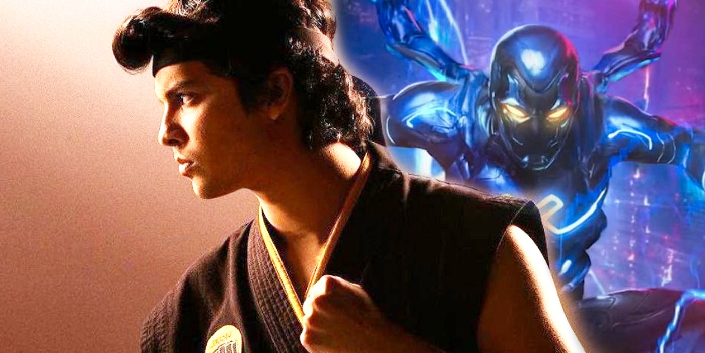 Blue Beetle Star Xolo Mariduena reacciona a las imágenes de disfraces filtradas