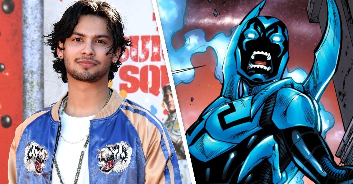 Blue Beetle Star Xolo Mariduena tiene la respuesta perfecta para los fanáticos que adoran el primer vistazo al disfraz