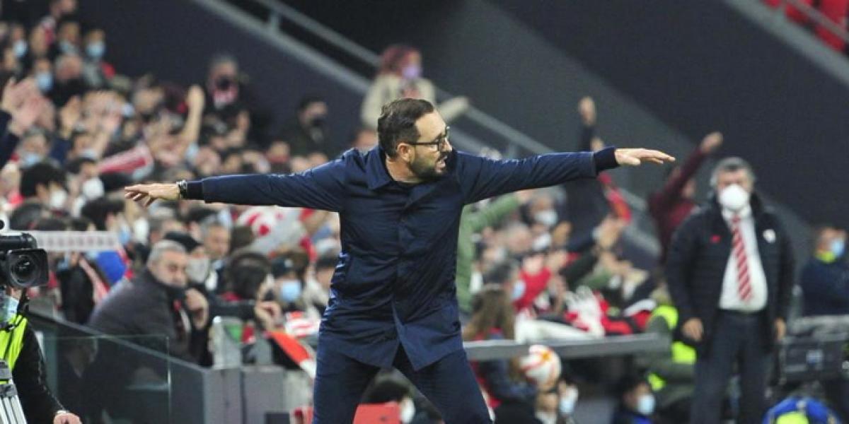 Bordalás protesta antes de volver a San Mamés