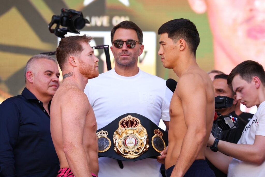 Box | 'Canelo' vence a la báscula y está listo para enfrentar a Bivol por el título | Video