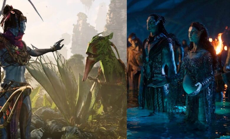 CGI de Frontiers of Pandora comparado con el tráiler de Avatar 2