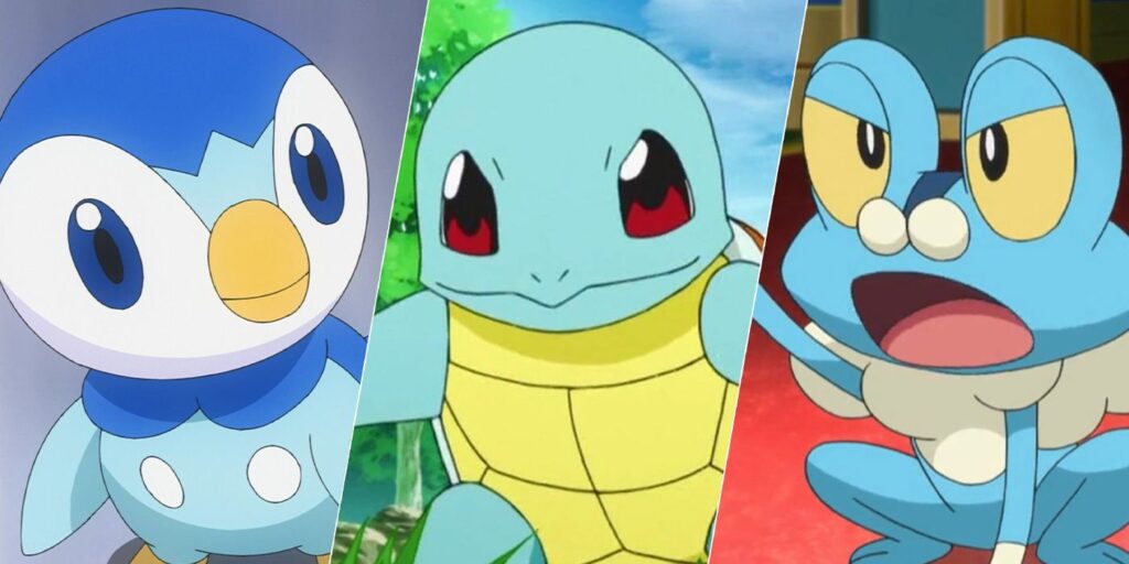 Cada Pokémon Water Starter clasificado, de peor a mejor