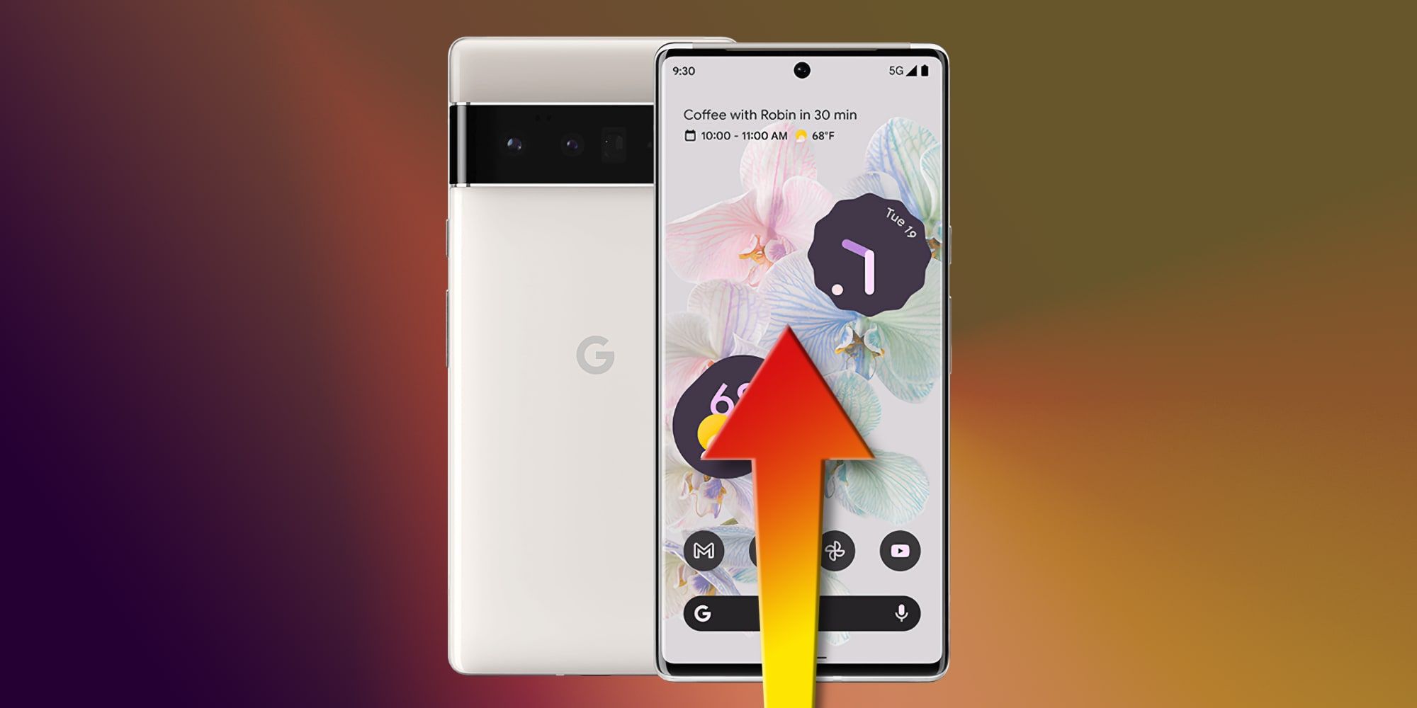 Cambie su píxel al botón de navegación para evitar la falla de deslizar hacia arriba