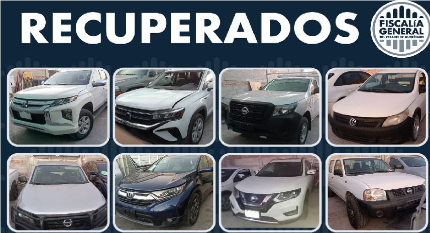 Cateo en Colonia El Mirtal, recuperan 13 autos de lujo, en Querétaro