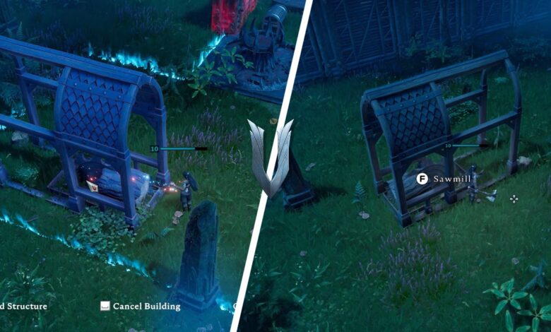 Cómo desbloquear el aserradero en V Rising