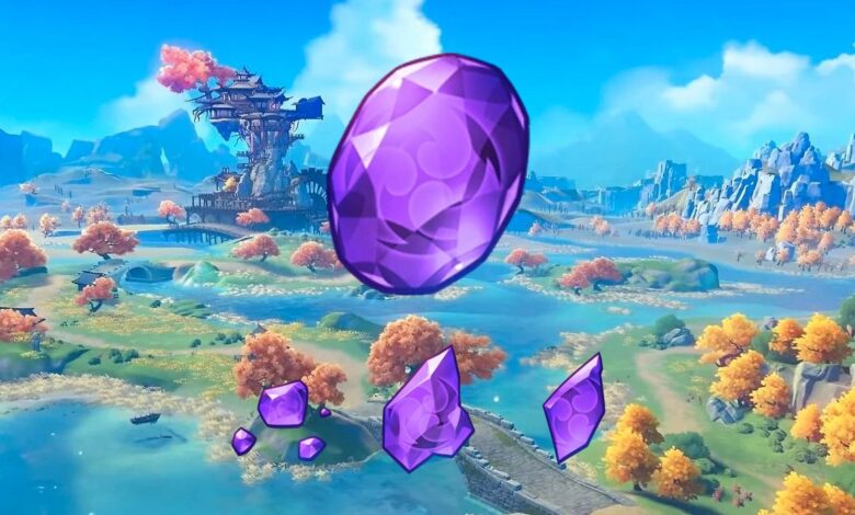 Cómo obtener piedras preciosas de amatista Vajrada en Genshin Impact (guía de cultivo)