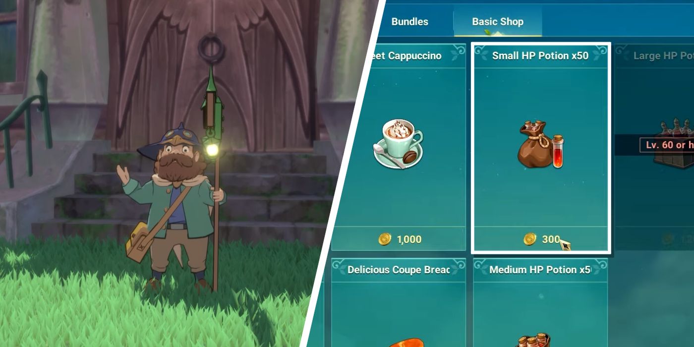 Cómo obtener pociones en Ni no Kuni: Cross Worlds