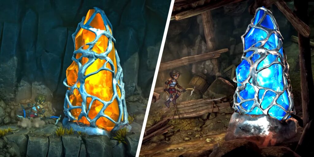 Cómo romper las rocas gigantes de colores en Eiyuden Chronicle: Rising