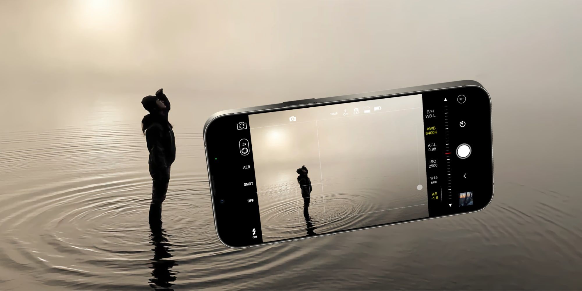 Cómo tomar fotos de iPhone como un fotógrafo con la aplicación ProCam