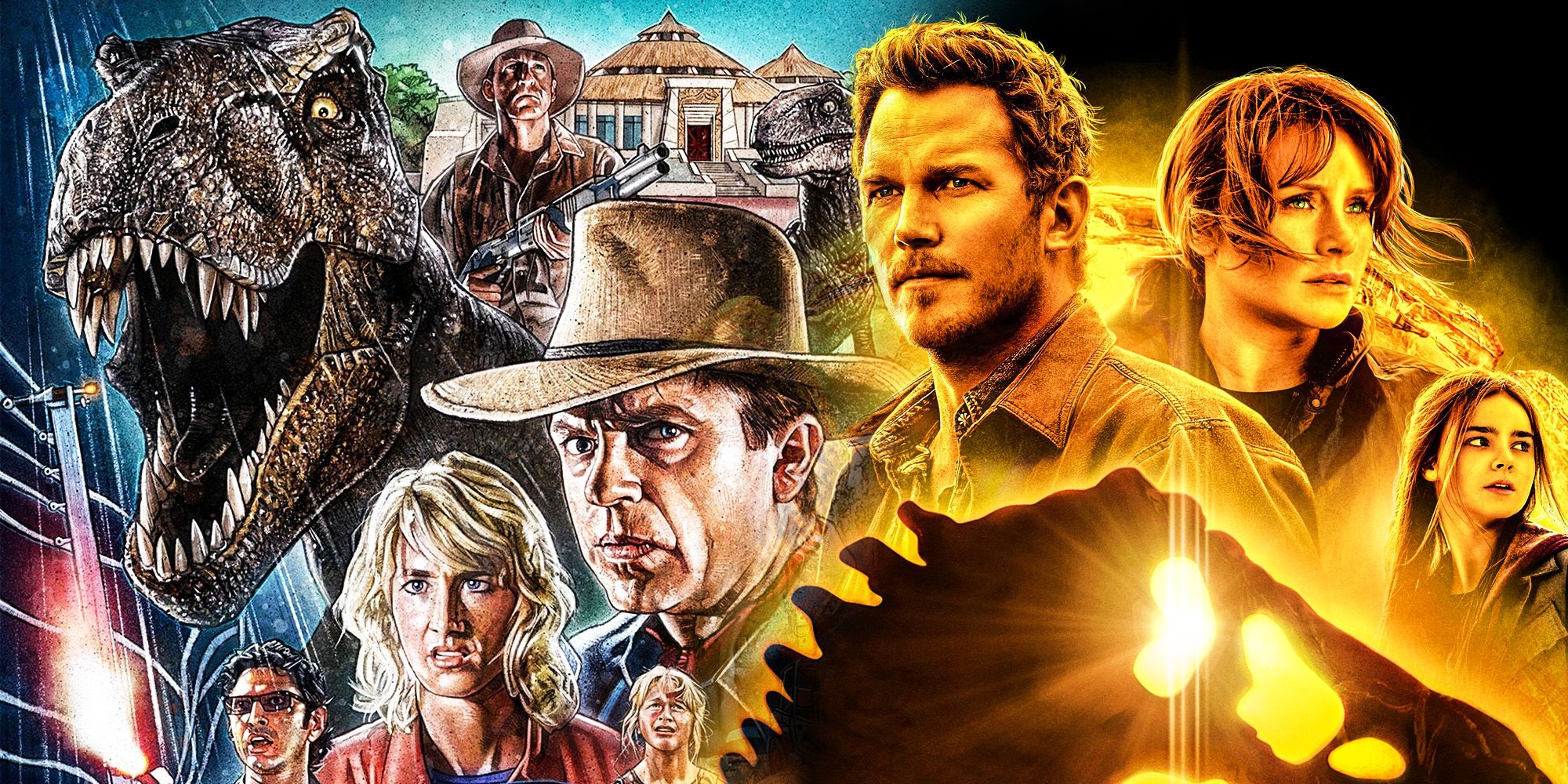 Comparación de las puntuaciones de Jurassic Park y Jurassic World Rotten Tomatoes