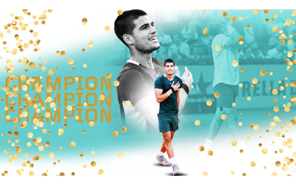 Completa Carlos Alcaraz su gesta histórica en el Mutua Madrid Open | Video