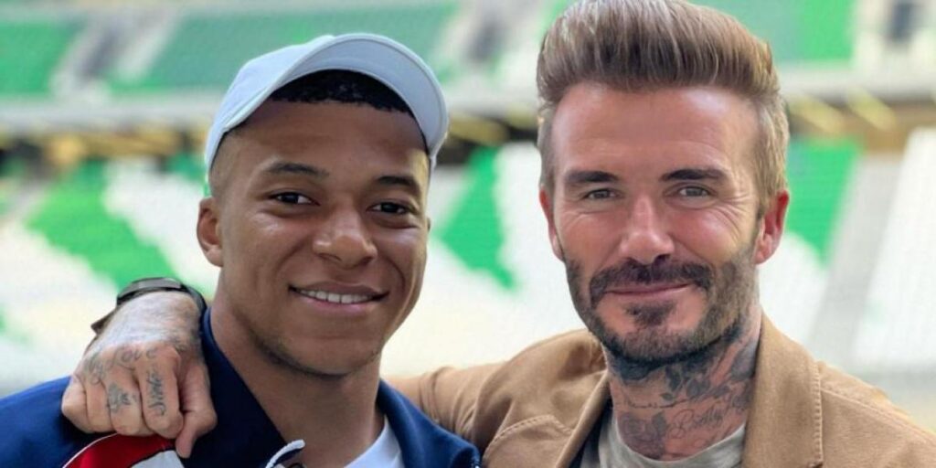 David Beckham presume de buen rollo con los 'cracks' del PSG, reunidos en Doha
