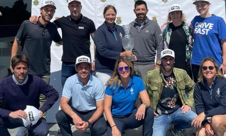 Deportistas de primer nivel reciben la Solheim Cup 2023 en el RCG El Prat