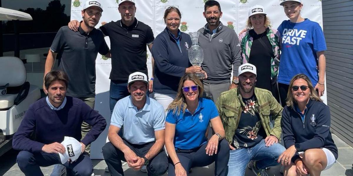 Deportistas de primer nivel reciben la Solheim Cup 2023 en el RCG El Prat