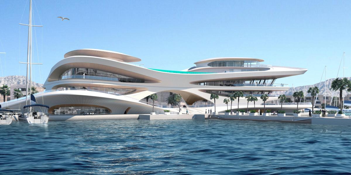 Descubre 'AMAALA', el club náutico de ultralujo del futuro
