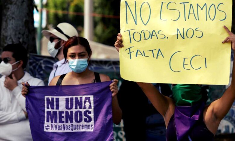 Desplegado: Más de 2,000 mujeres exigen justicia para Cecilia Monzón