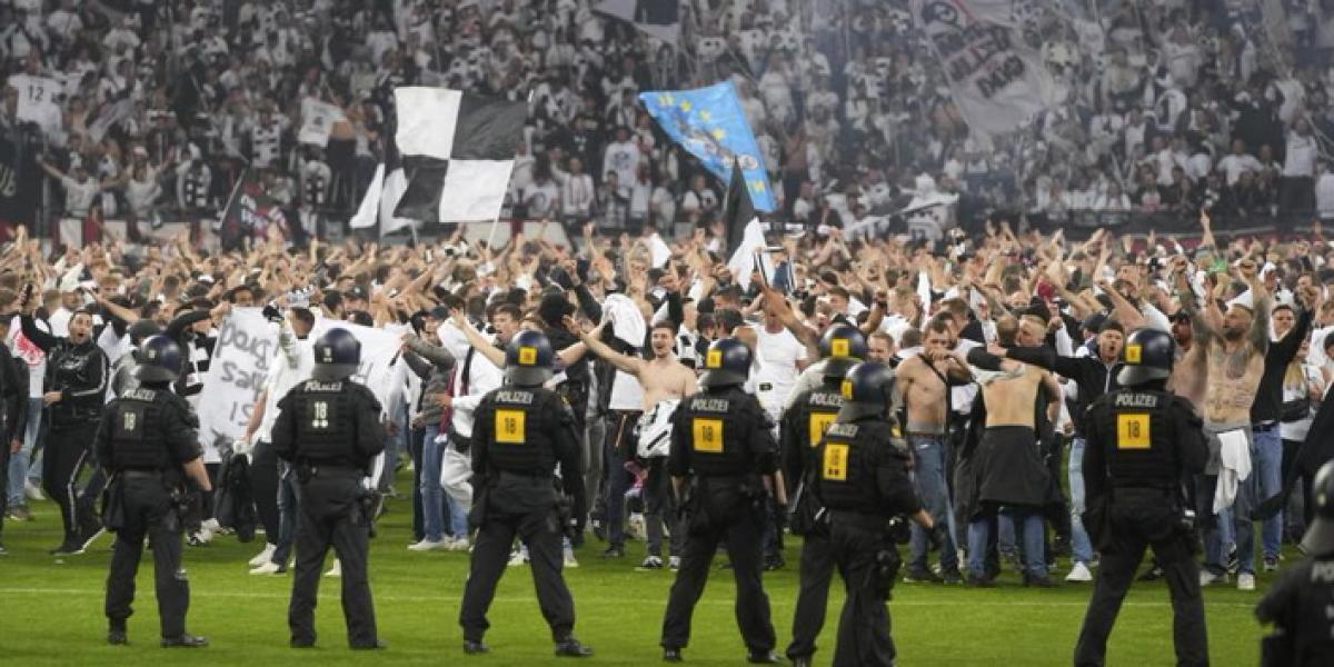 Detenidos cinco hinchas del Eintracht