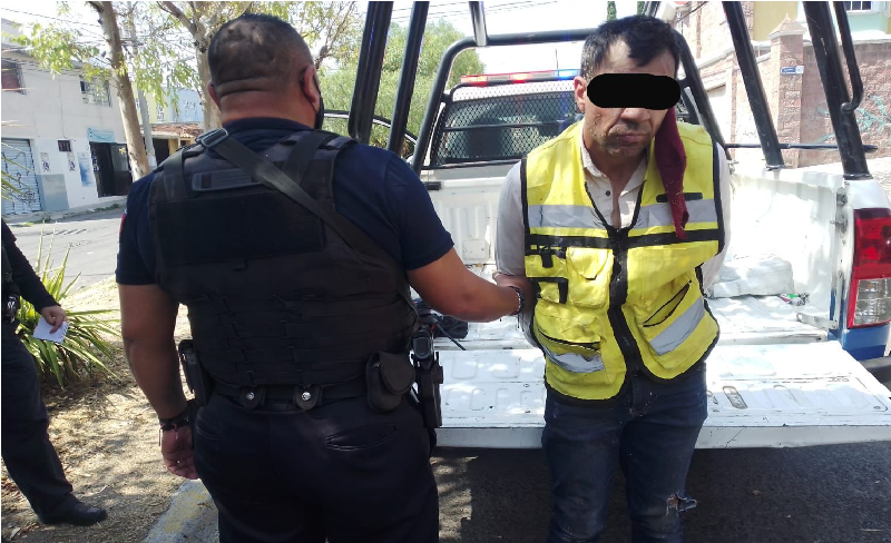 Detienen a ratero, se robó una pulidora de un negocio de zona oriente de San Juan del Río