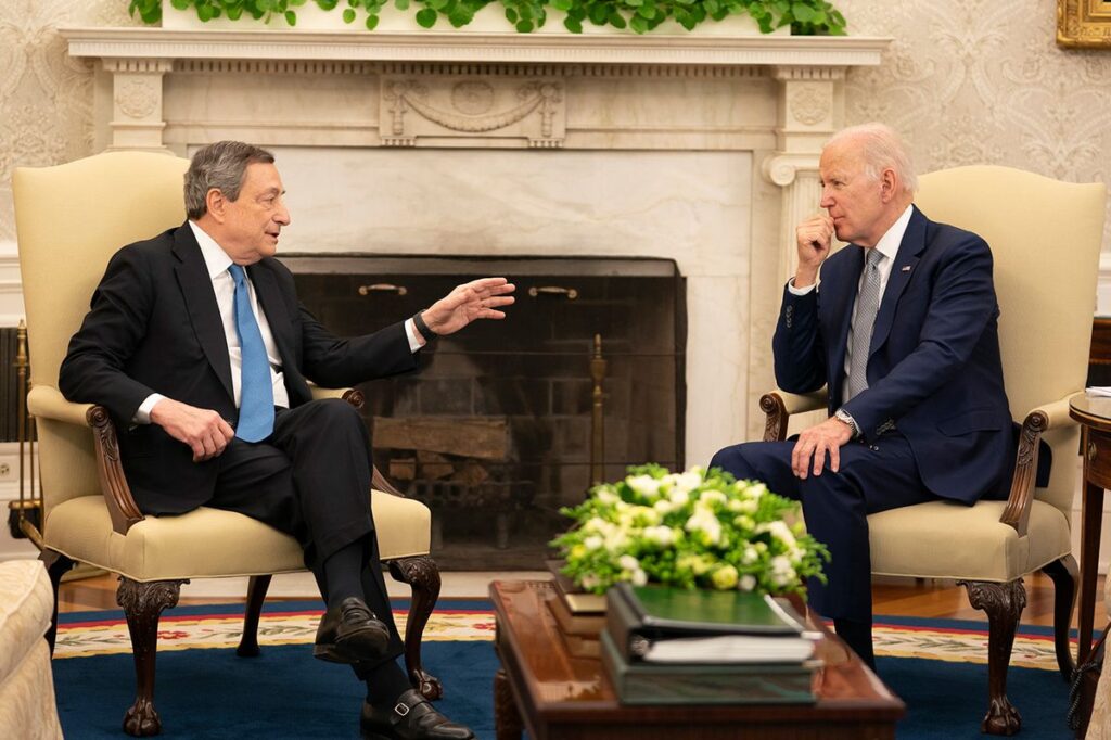 Draghi a Biden: “Putin pensó que podía dividirnos. Se equivocó”