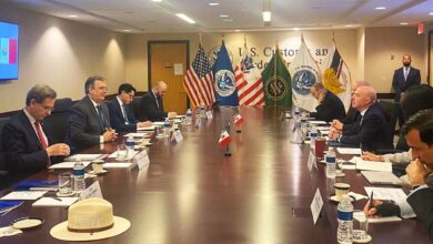 Ebrard se reúne con Mayorkas y Salazar para discutir sobre seguridad y migración entre EU y México