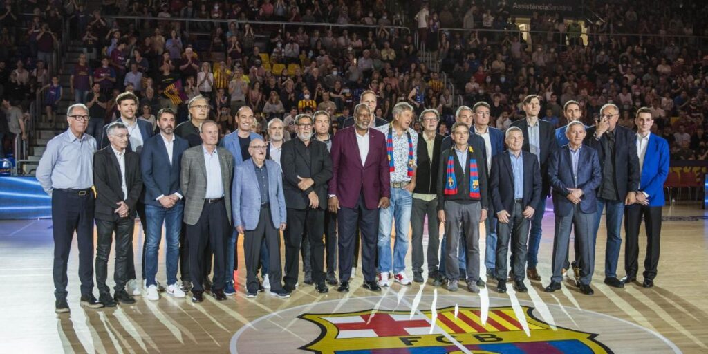 El Barça conmemora el 50 aniversario del Palau Blaugrana
