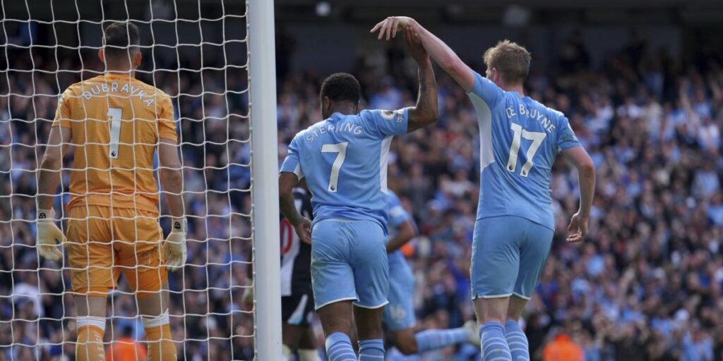 El City olvida penas con una manita al Newcastle