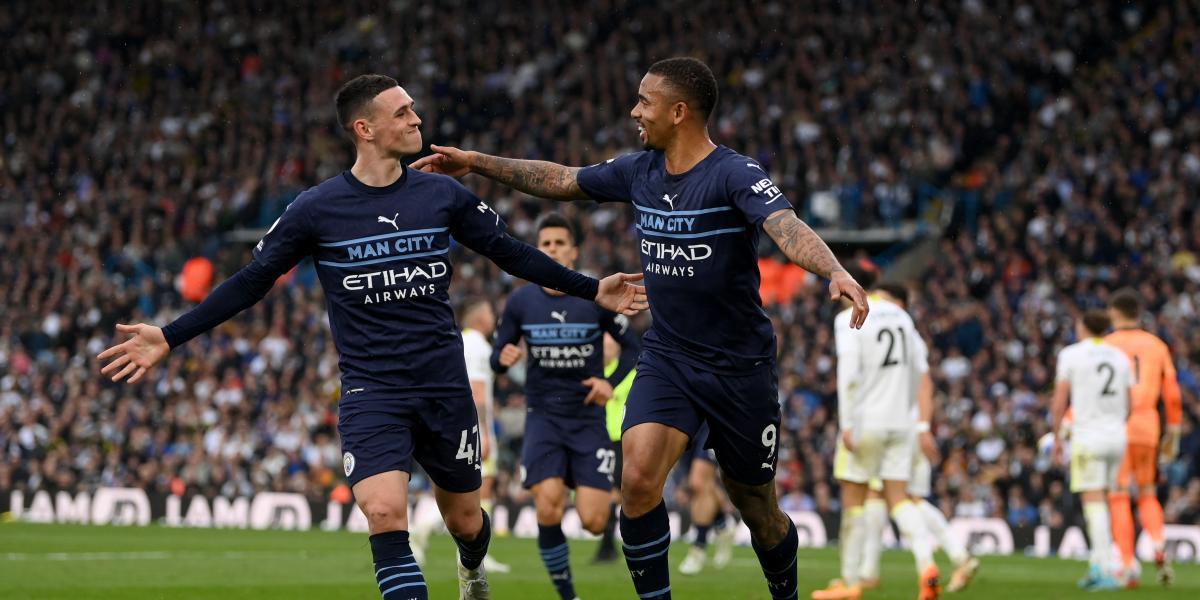 El City responde al Liverpool con una goleada al Leeds