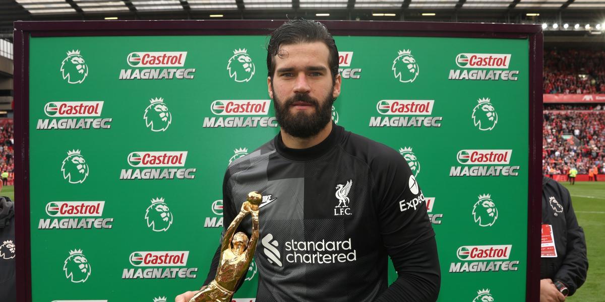 El Guante de Oro, para Alisson y Ederson