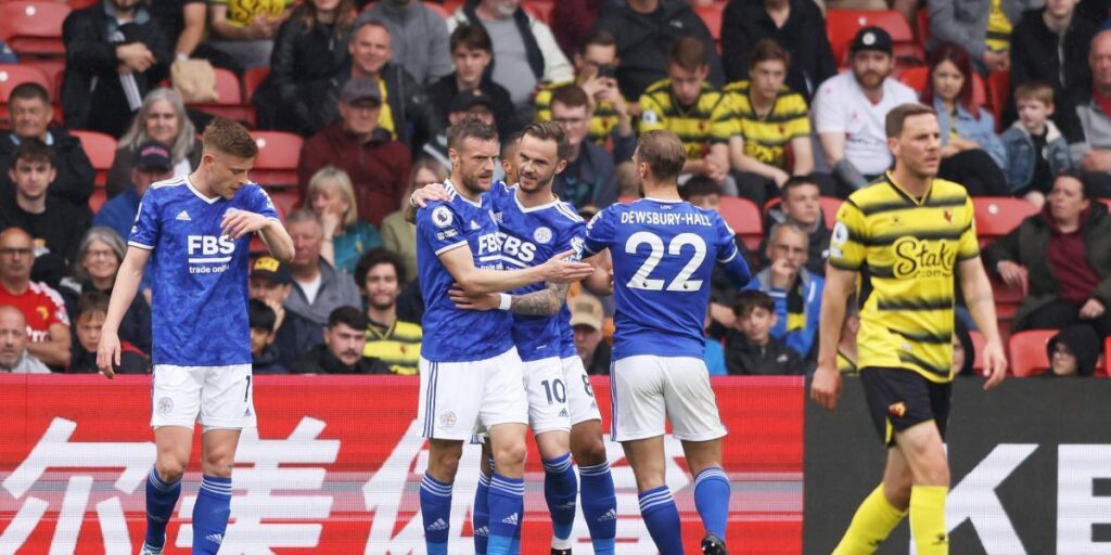 El Leicester se da un festín en Watford