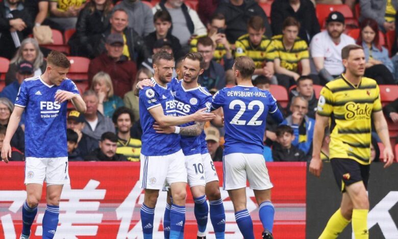 El Leicester se da un festín en Watford