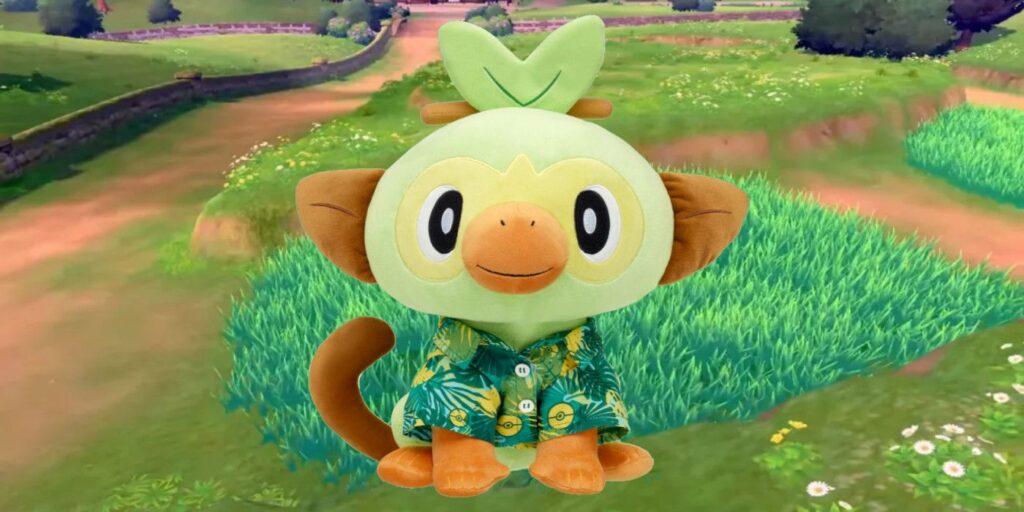 El Pokémon inicial Grookey se convierte en peluche Build-a-Bear