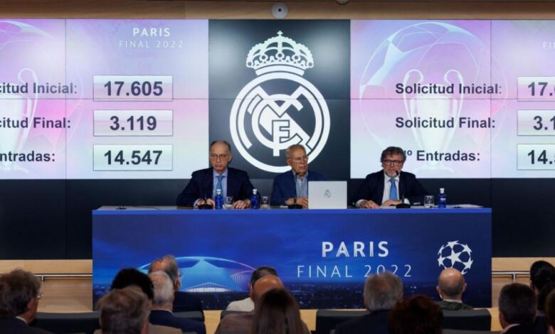 El Real Madrid realizó el sorteo de entradas para la final de la Champions