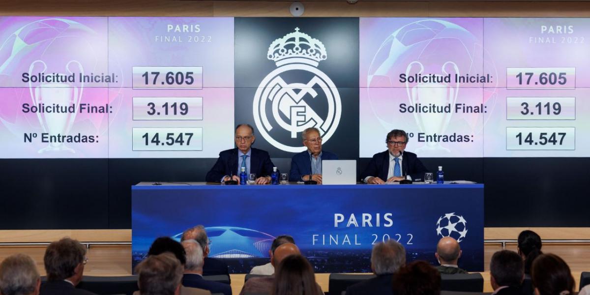 El Real Madrid realizó el sorteo de entradas para la final de la Champions