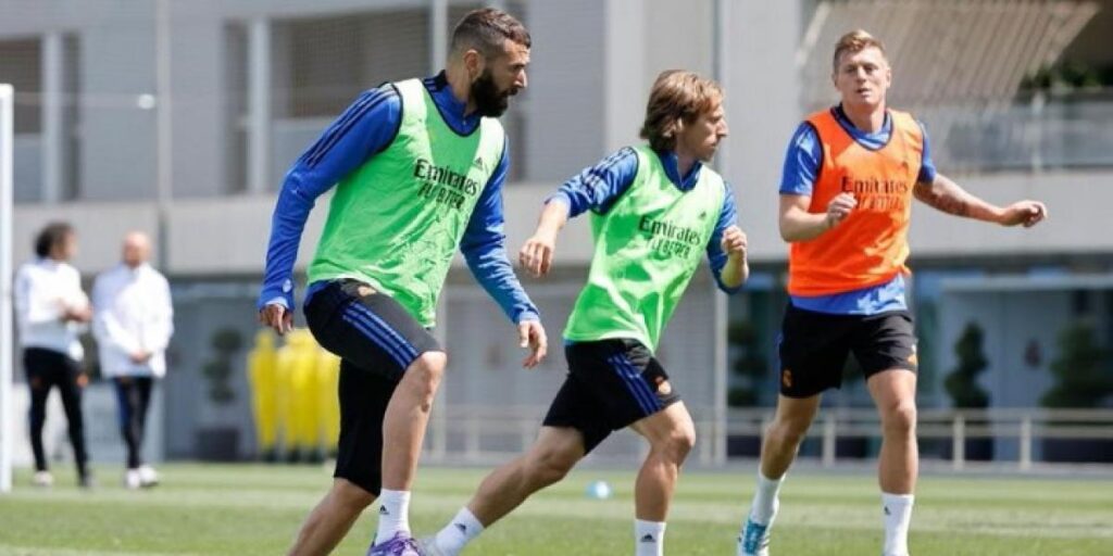 El Real Madrid sigue preparando la final de París