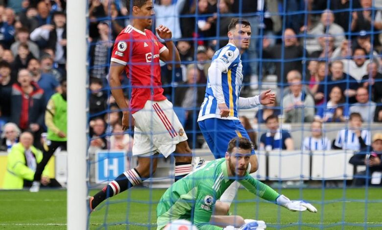El United, apalizado en Brighton, se despide de la próxima Champions