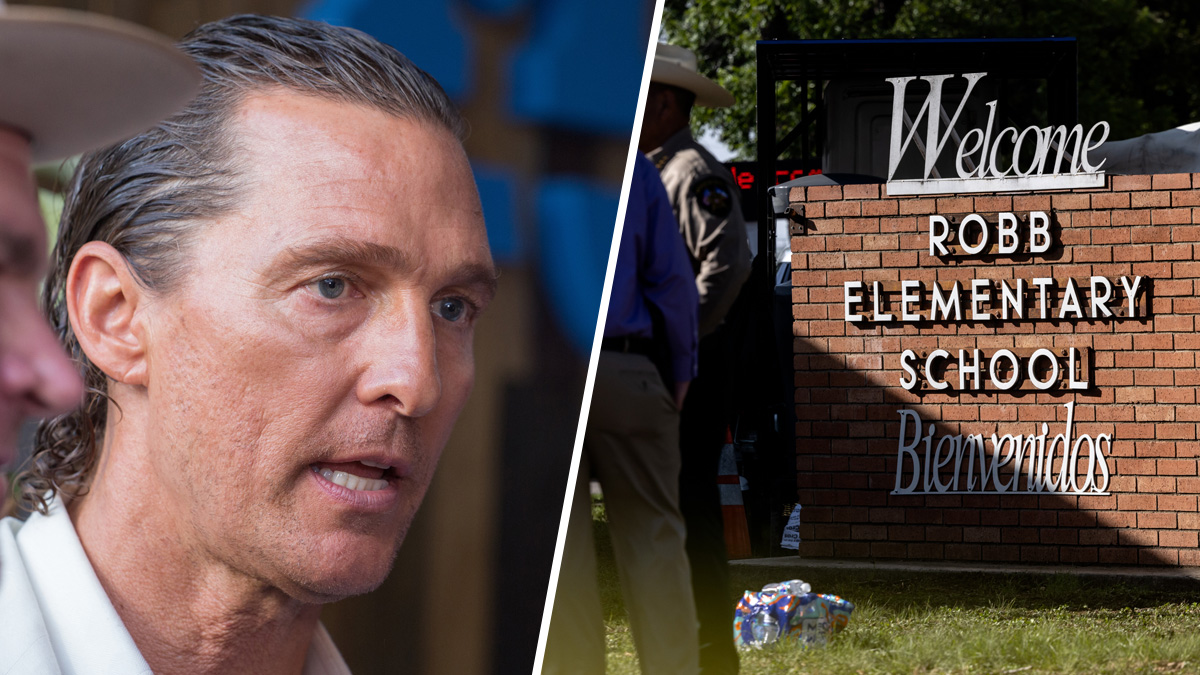 El actor Matthew McConaughey reacciona a la masacre escolar en su ciudad natal