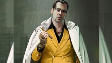 El arte conceptual de Batman revela que el pingüino casi usa un traje amarillo mostaza