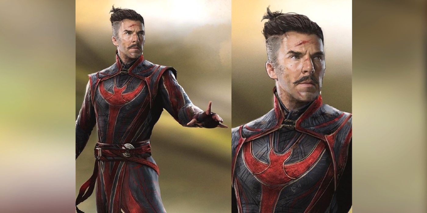 El arte conceptual de Doctor Strange 2 revela un diseño alternativo de Defender Strange