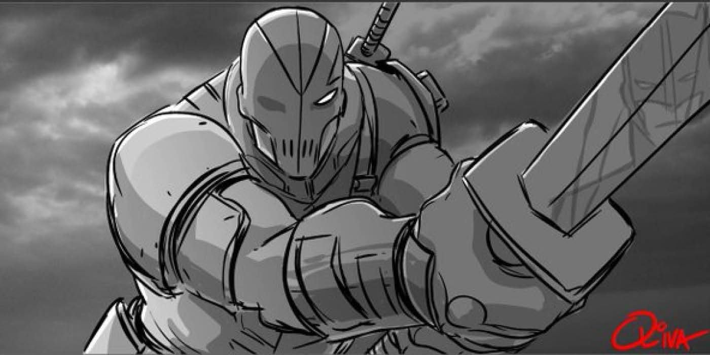 El artista del guión gráfico de la Liga de la Justicia comparte el arte conceptual de DCEU Deathstroke