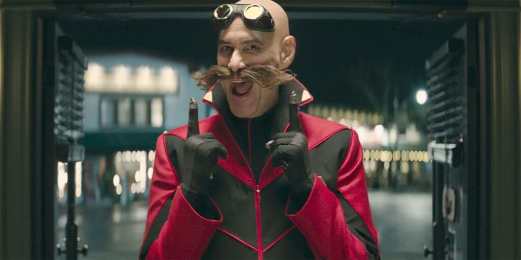 El bigote de Jim Carrey es su poder en Sonic 2 [EXCLUSIVE CLIP]