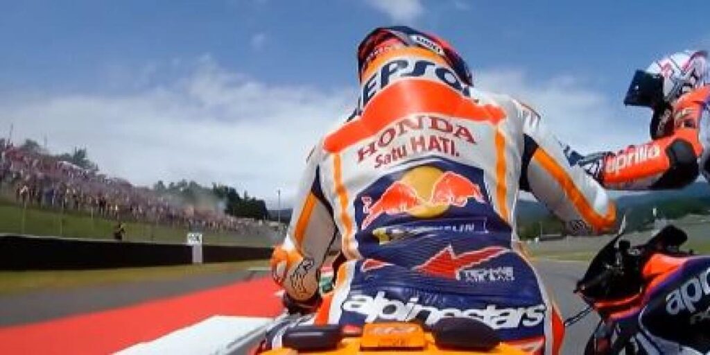 El bonito gesto de Aleix Espargaró con Marc Márquez