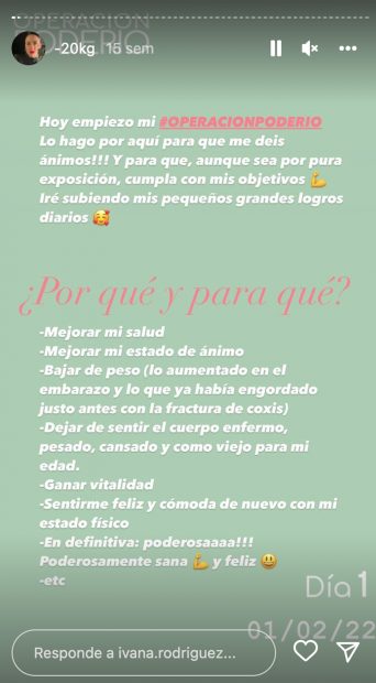 Ivana Rodríguez y su cambio físico / Instagram