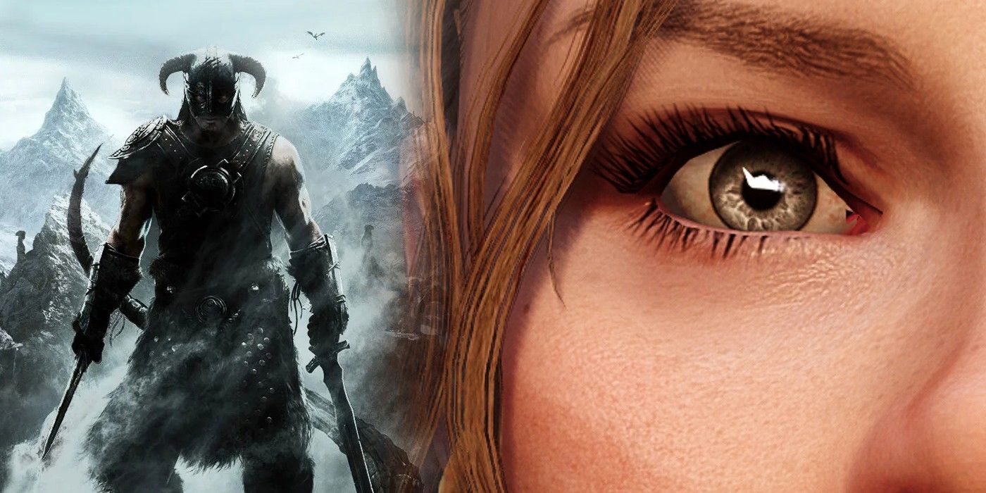 El jugador y el padre de Skyrim recreados en el juego se ven increíblemente realistas