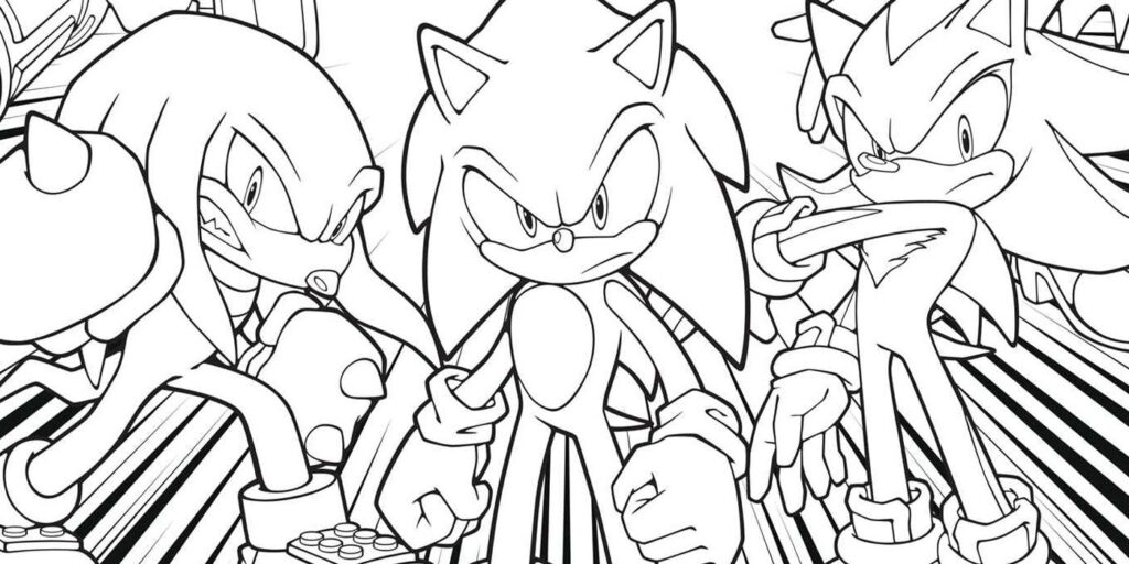 El libro para colorear de Sonic The Hedgehog para adultos llegará este otoño