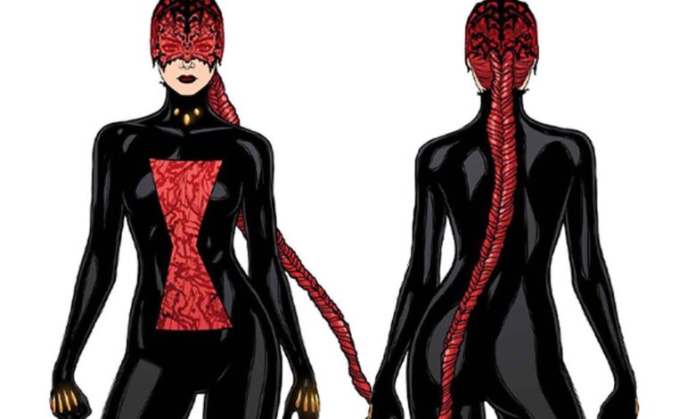 El nuevo disfraz Hellfire de Black Widow le da al héroe un aspecto radicalmente diferente