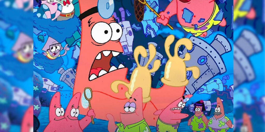 El póster de la parodia de Doctor Strange reemplaza a Stephen con Patricio Estrella de Bob Esponja