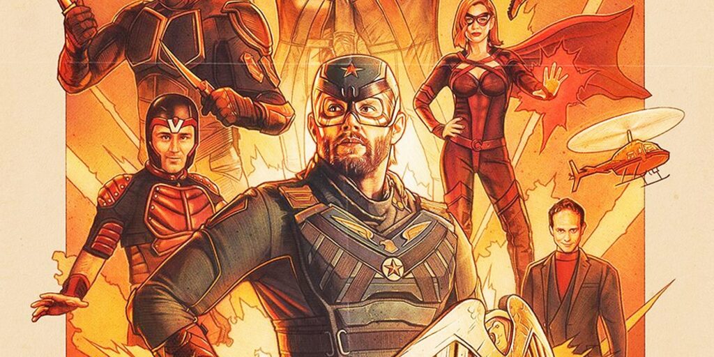 El póster de la temporada 3 de The Boys presenta a Soldier Boy y 6 Super más