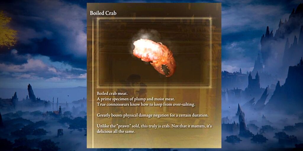Elden Ring: Cómo encontrar (y usar) cangrejo hervido