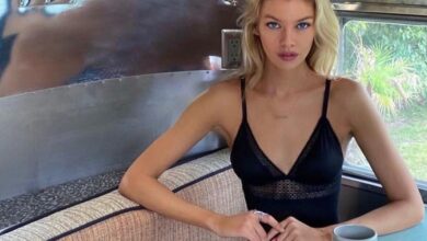 Ella es Stella Maxwell, la supermodelo que relacionan con Mbappé